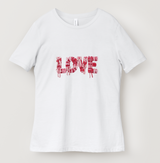 LOVE Bows & Ribbons DTF T-Shirt - Romantic Valentine's Design