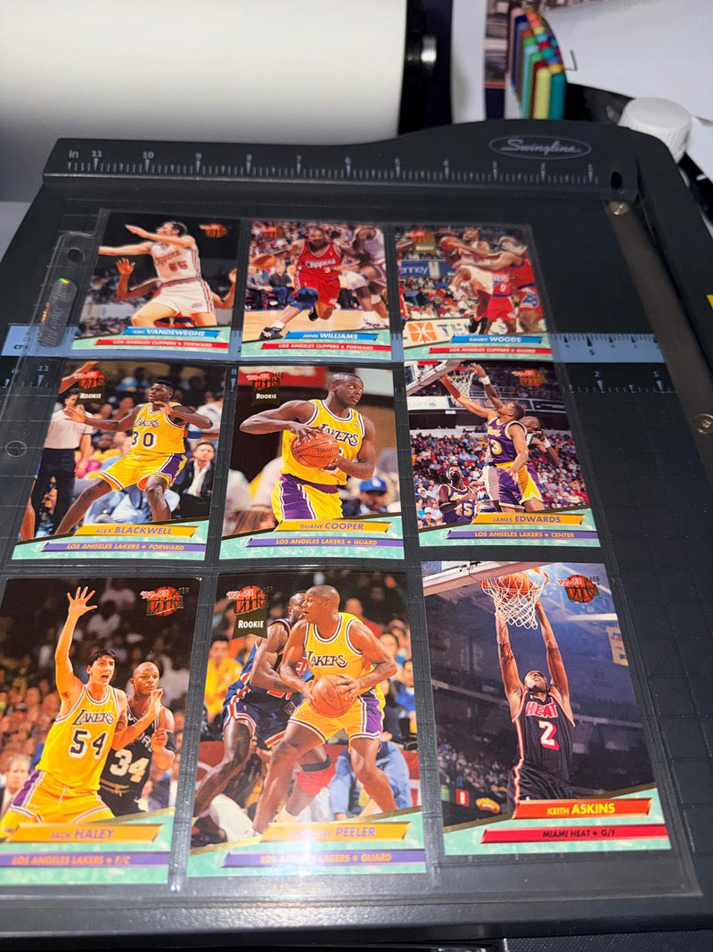 James Edwards 1992-93 Fleer Ultra #287 Los Angeles Lakers