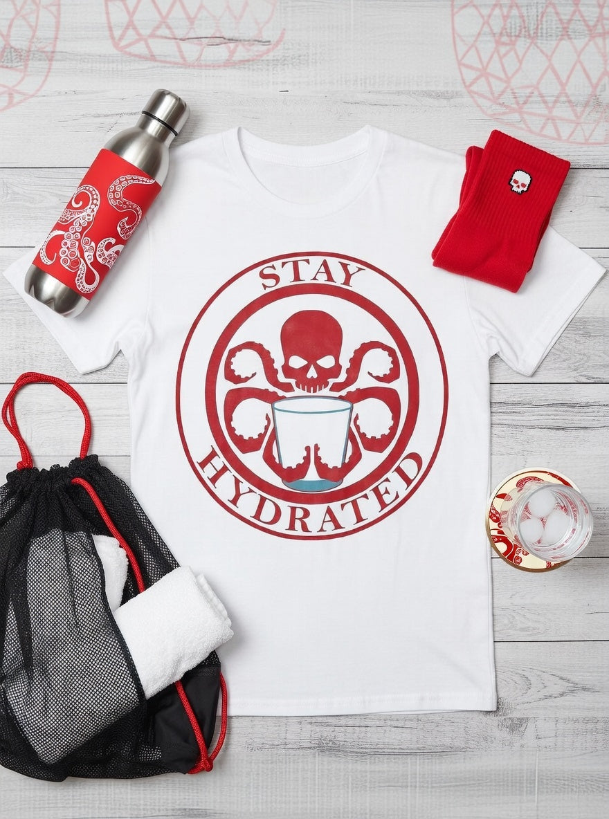 HYDRA SAYS STAY HYDRATED TEE
