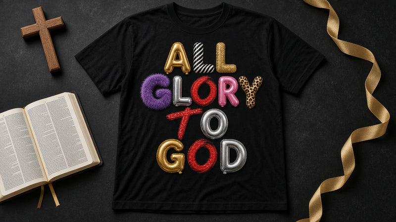 "All Glory To God" Eclectic Faith Tee