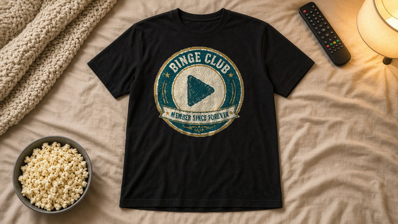 Binge Club Member Badge Tee