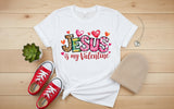 Jesus is my Valentine T-Shirt - Christian Faith Love Tee