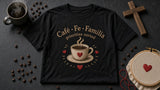 Cafe Fe black props flat-lay ad mockup