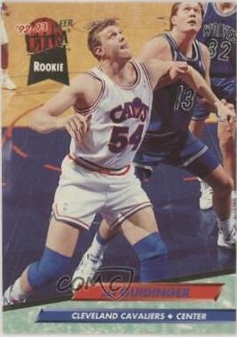 Jay Guidinger 1992-93 Fleer Ultra #240 Cleveland Cavaliers Basketball Card