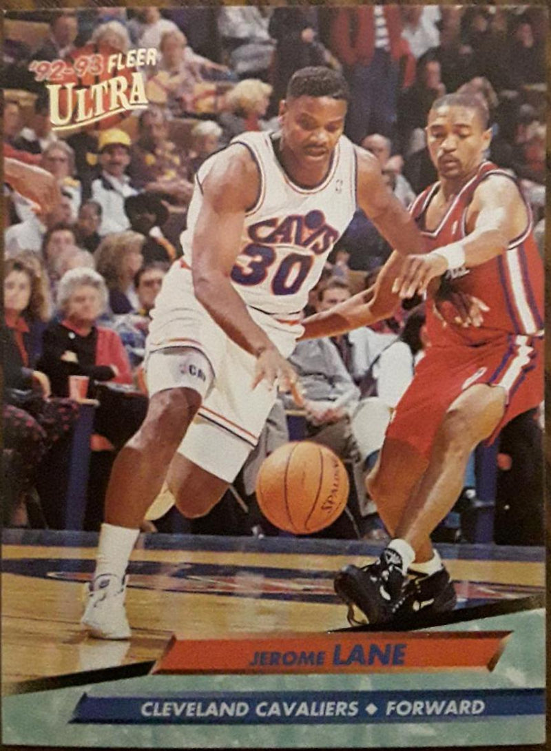 Jerome Lane 1992-93 Fleer Ultra #241 Cleveland Cavaliers Basketball Card