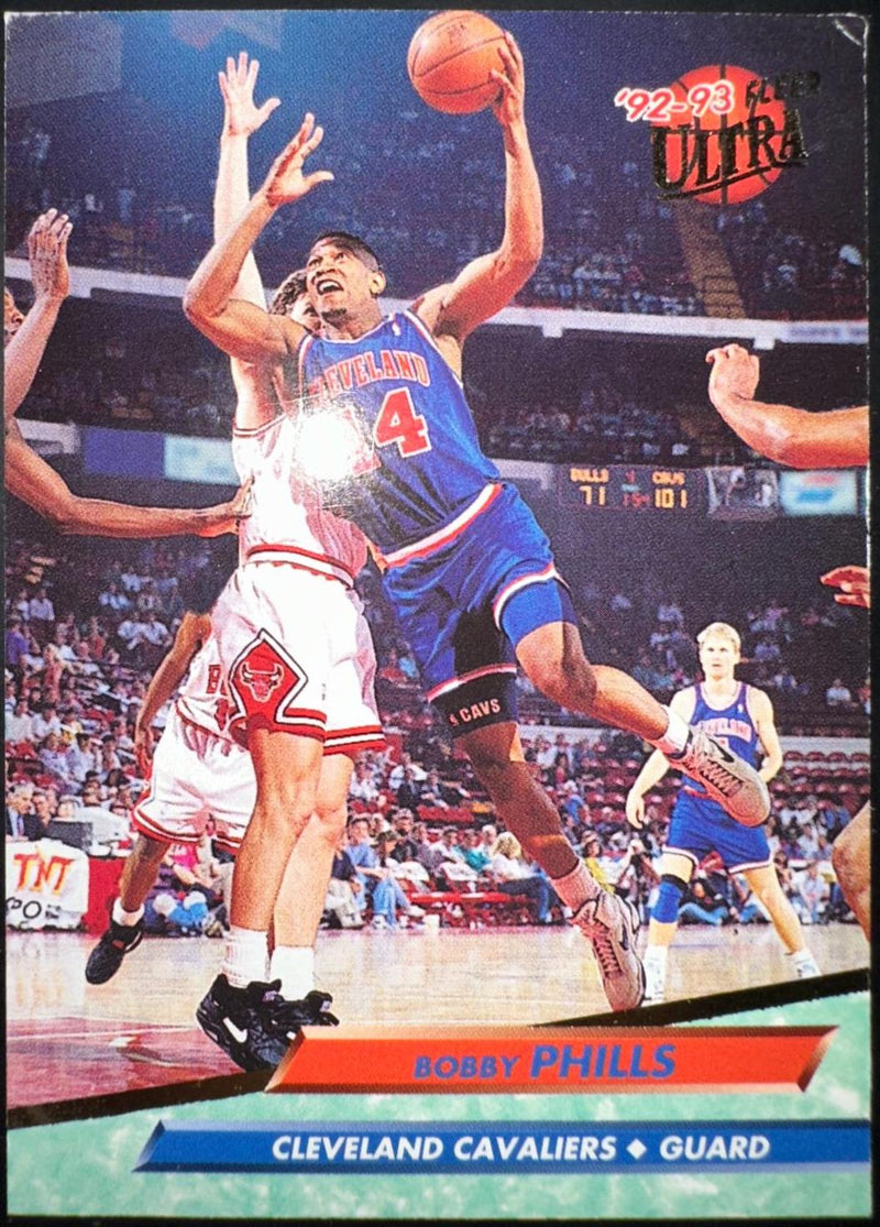 Bobby Phills 1992-93 Fleer Ultra #242 Cleveland Cavaliers Basketball Card