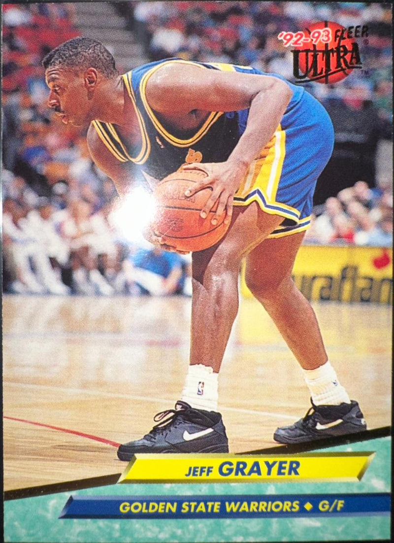 Jeff Grayer 1992-93 Fleer Ultra #262 Golden State Warriors Basketball Card