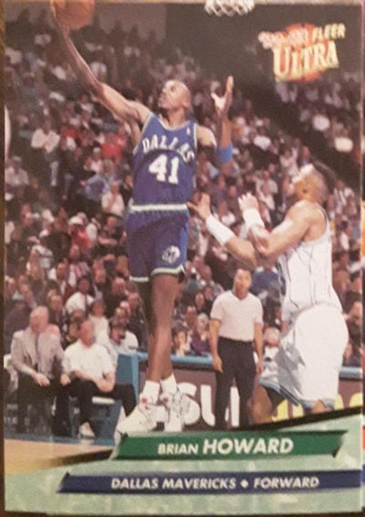 Brian Howard 1992-93 Fleer Ultra #247 Dallas Mavericks Basketball Card