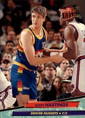 Scott Hastings 1992-93 Fleer Ultra #252 Denver Nuggets Basketball Card