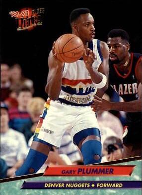 Gary Plummer 1992-93 Fleer Ultra #254 Denver Nuggets Basketball Card