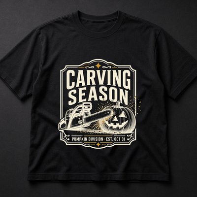 Carving Season Tee, Pumpkin Division Halloween Shirt