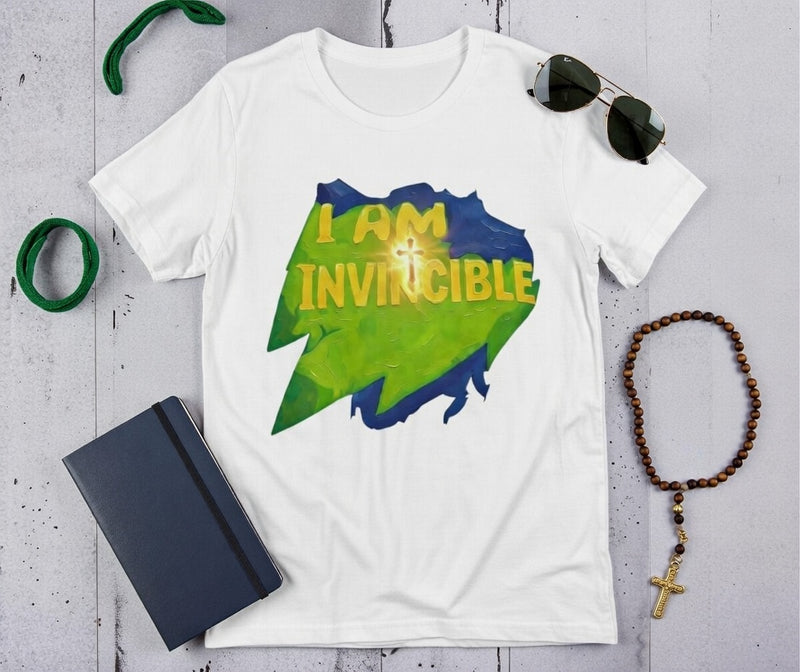 I Am Invincible Cross Faith DTF T-Shirt | Wild Creation Station