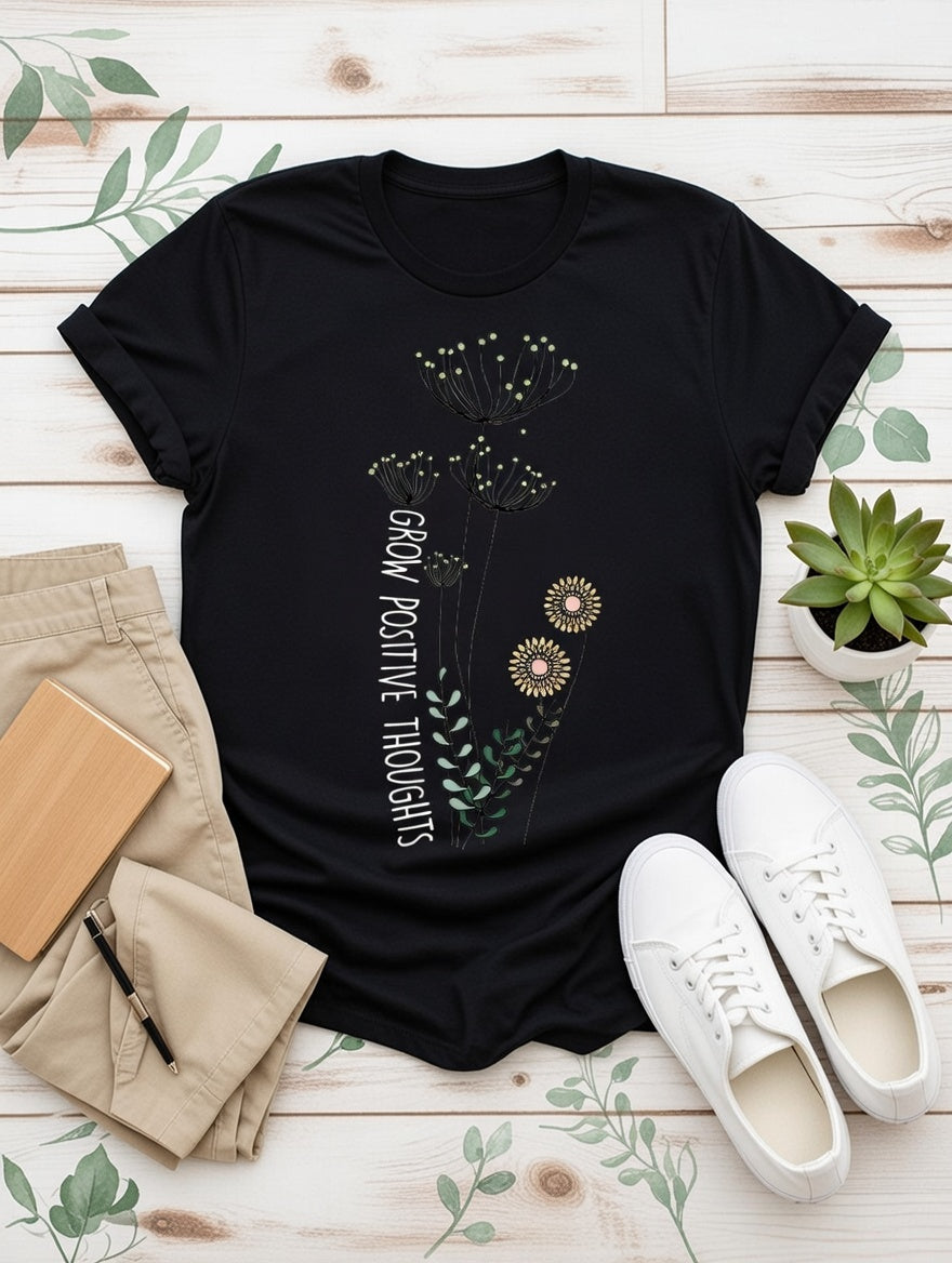 GROW POSITIVE THOUGHTS TEE