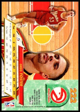 Greg Foster 1992-93 Fleer Ultra #222 Atlanta Hawks - Back
