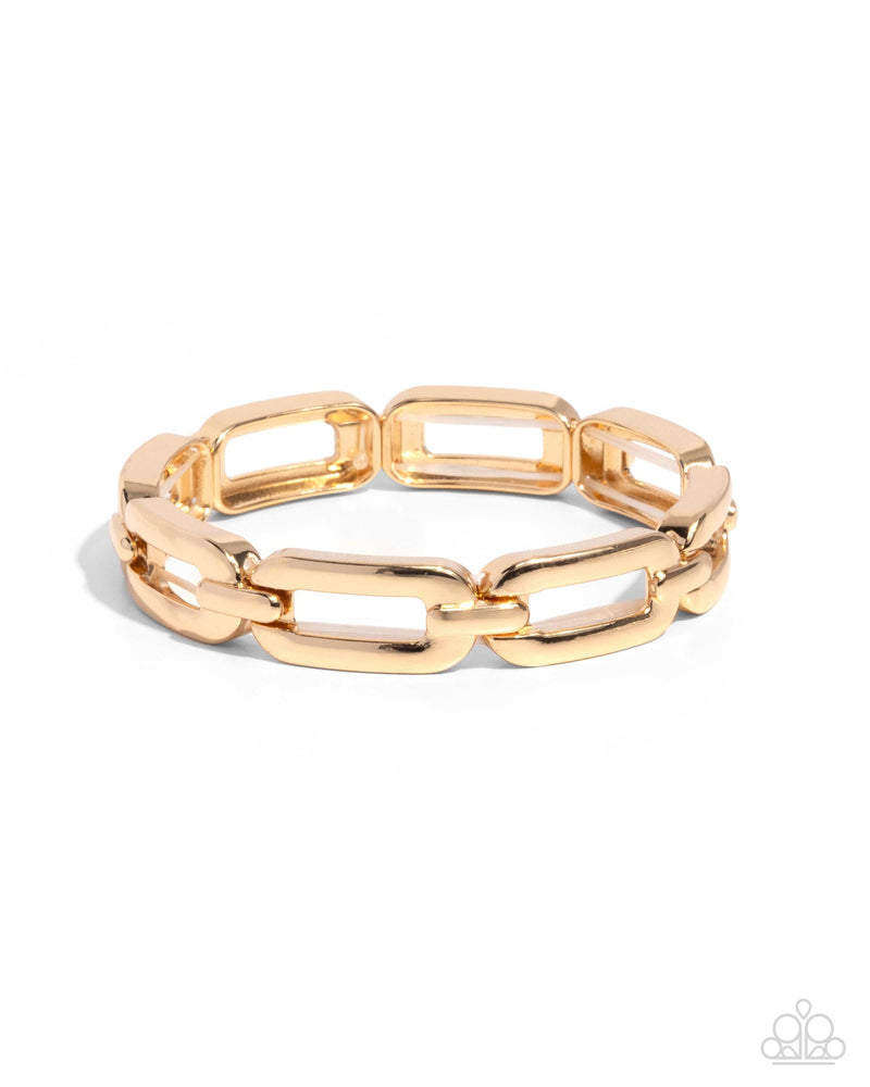 Symmetrical Sheen - Gold - Bracelet