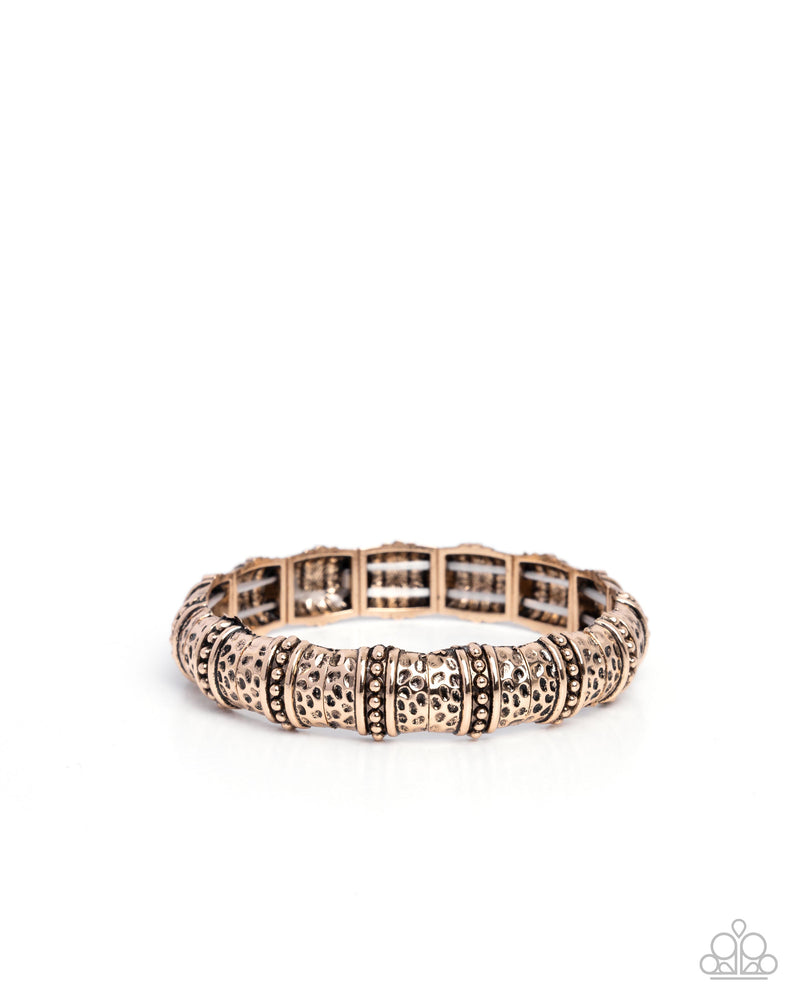 Hammered Homage - Gold - Bracelet