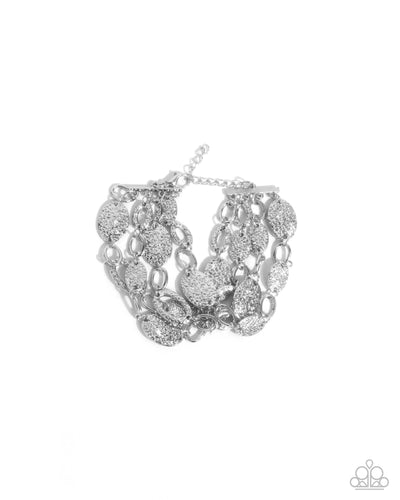 Hammered Helm - Silver - Bracelet