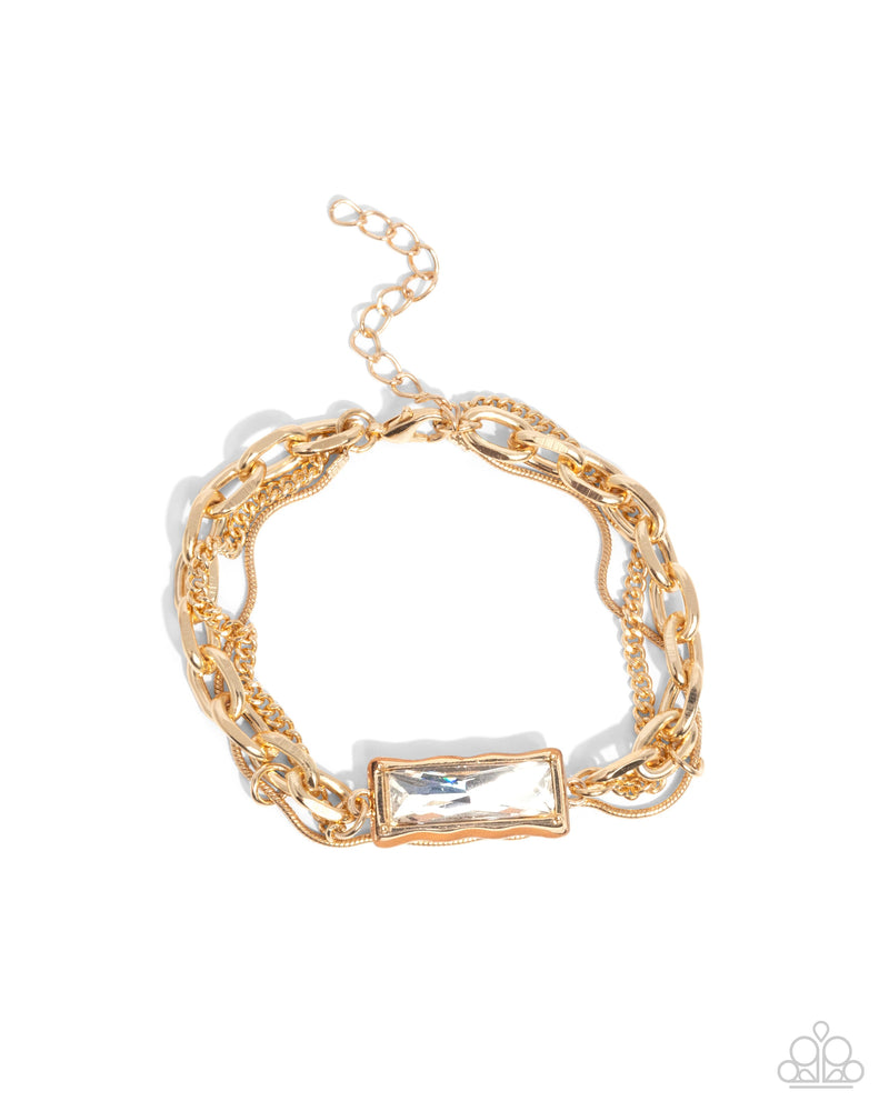 Grungy Gait - Gold - Bracelet