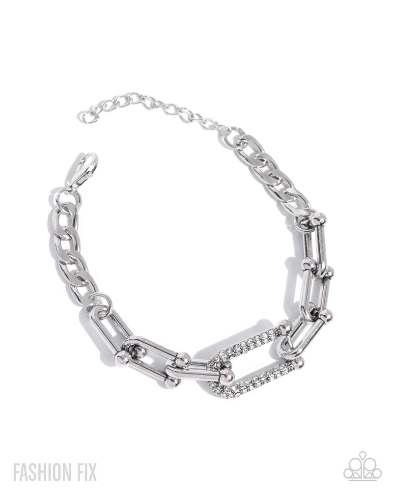Boosted Bling - White - Bracelet
