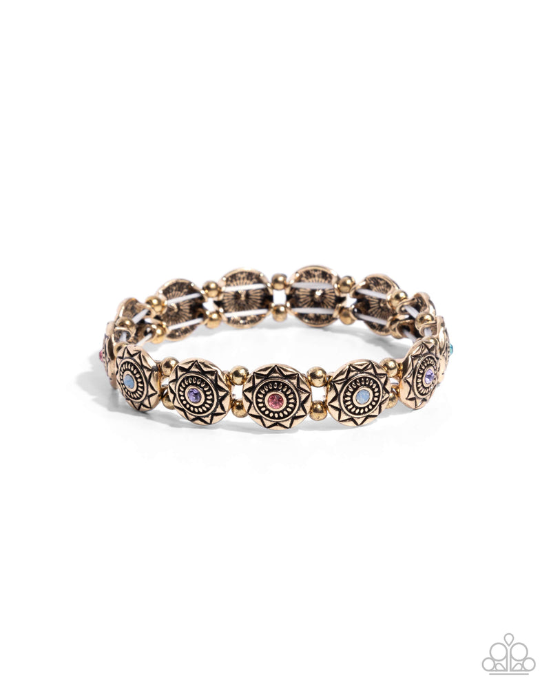 Traveling Texture - Purple - Bracelet