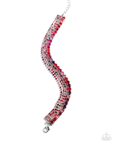 Serendipitous Strands - Red - Bracelet