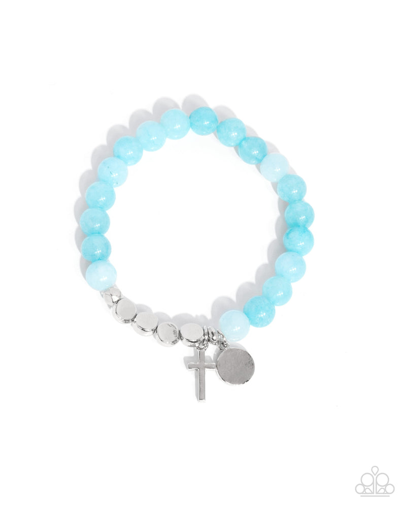Devout Debut - Blue - Bracelet