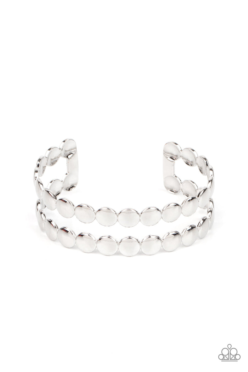 On The Spot Shimmer - Silver - Bracelet