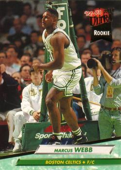 Marcus Webb 1992-93 Fleer Ultra #230 Boston Celtics Basketball Card