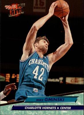 Mike Gminski 1992-93 Fleer Ultra #232 Charlotte Hornets Basketball Card