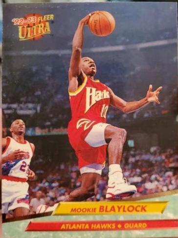 Mookie Blaylock 1992-93 Fleer Ultra #221 Atlanta Hawks Basketball Card
