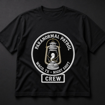 Paranormal Patrol Tee, Waco Ghost Hunting Crew Shirt