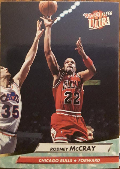 Rodney McCray 1992-93 Fleer Ultra #236 Chicago Bulls Basketball Card