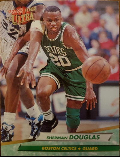 Sherman Douglas 1992-93 Fleer Ultra #228 Boston Celtics Basketball Card