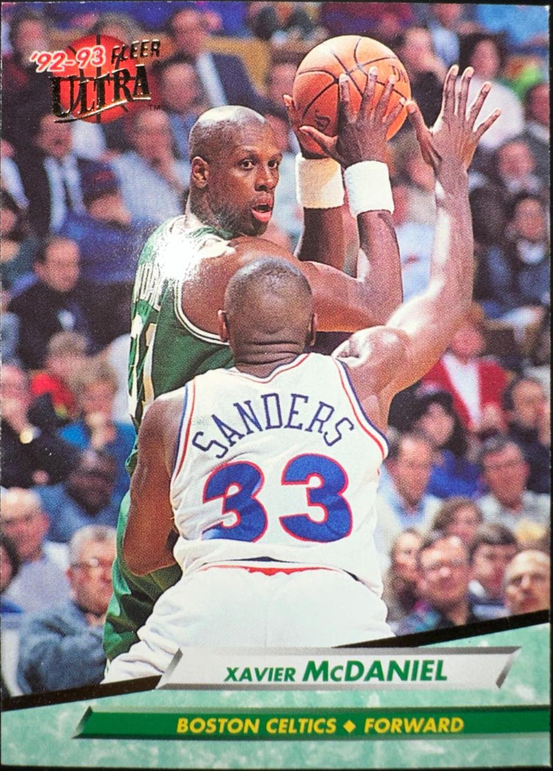 Xavier McDaniel 1992-93 Fleer Ultra #229 Boston Celtics Basketball Card